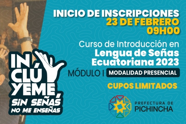 Nueva edición para el Curso de Lengua de Señas Ecuatoriana